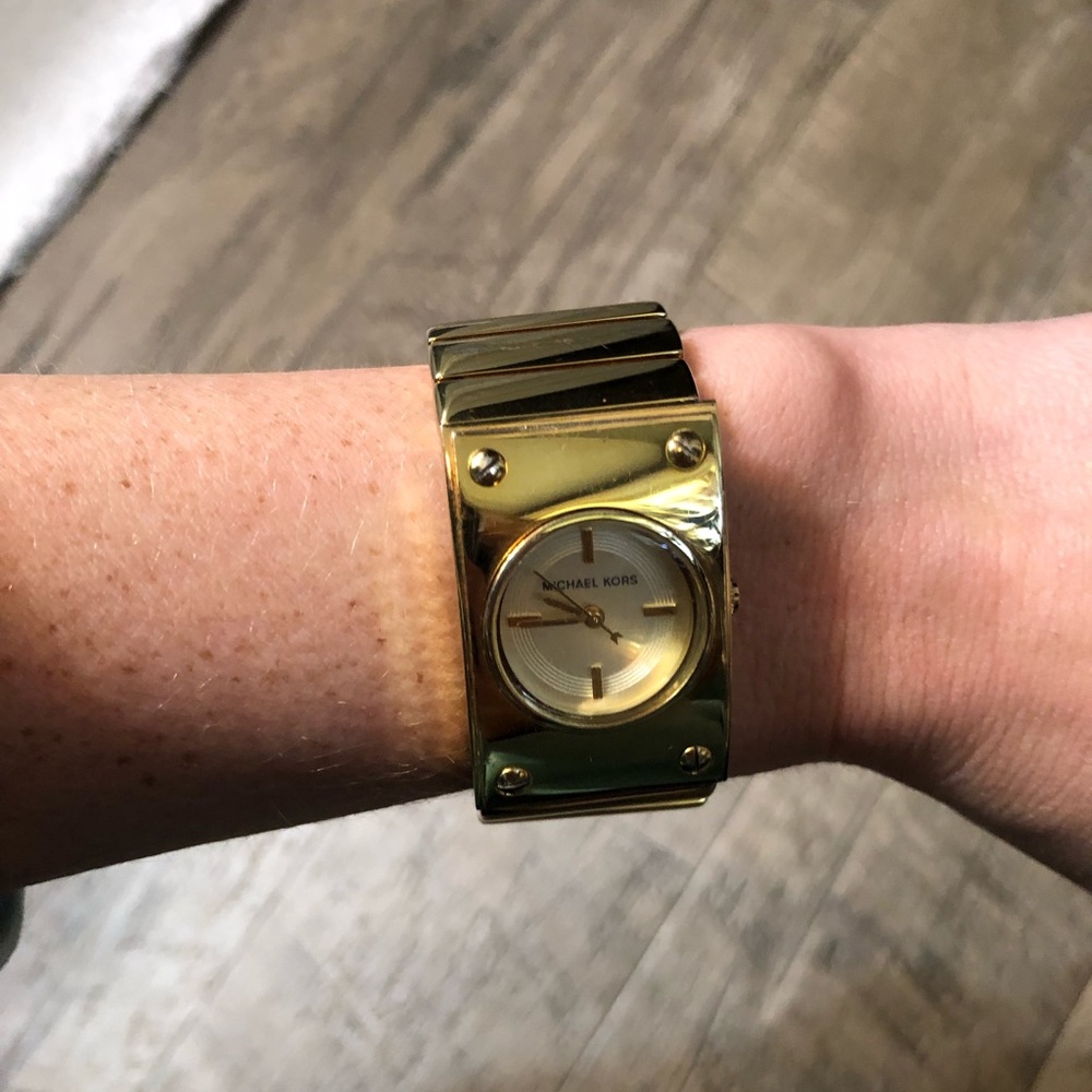 Michael Kors Brown Leather Watch
